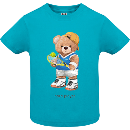 Eco-Friendly Tennis Bear Baby T-shirt