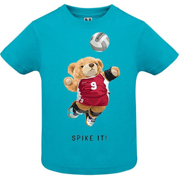 Eco-Friendly Volleyball Bear Baby T-shirt