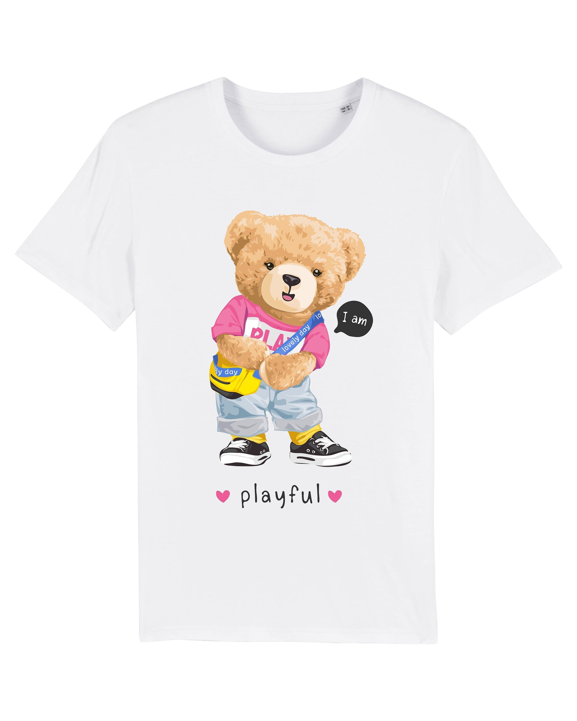 Eco-Friendly Playful Bear T-shirt