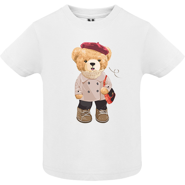 Eco-Friendly Autumn Bear Baby T-shirt
