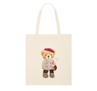 Eco-Friendly Autumn Bear Tote Bag