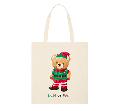 Eco-Friendly Elf Bear Tote Bag