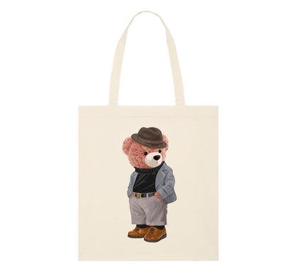 Eco-Friendly Gentleman Bear Tote Bag
