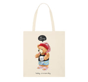 Eco-Friendly Morning Bear Tote Bag