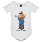 Eco-Friendly Captain Bear Baby Bodysuit