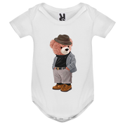 Eco-Friendly Gentleman Bear Baby Bodysuit
