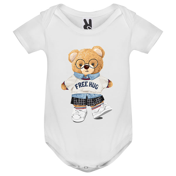 Eco-Friendly Hug Bear Baby Bodysuit
