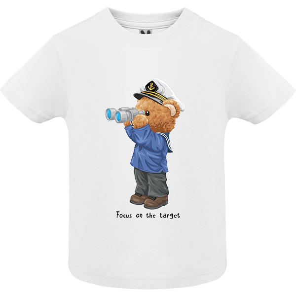 Eco-Friendly Captain Bear Baby T-shirt