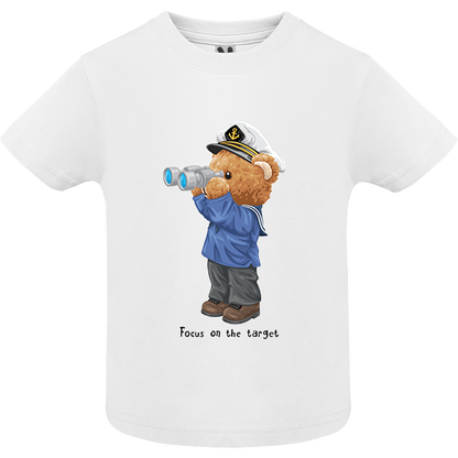 Eco-Friendly Captain Bear Baby T-shirt