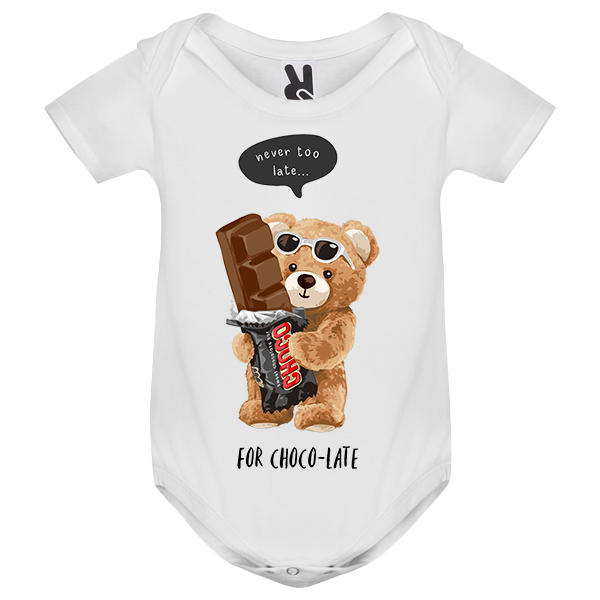 Eco-Friendly Choco Bear Baby Bodysuit