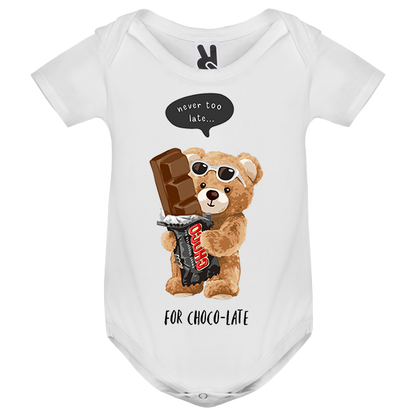 Eco-Friendly Choco Bear Baby Bodysuit