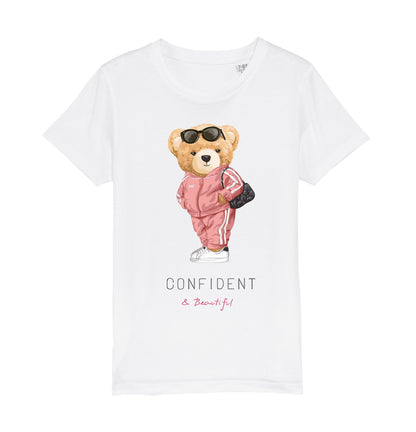 Eco-Friendly Confident Bear Kids T-shirt
