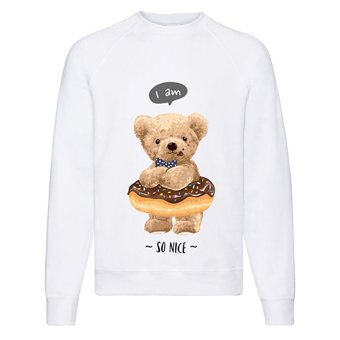 Eco-Friendly Donut Bear Pullover