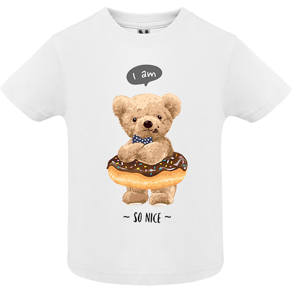 Eco-Friendly Donut Bear Baby T-shirt