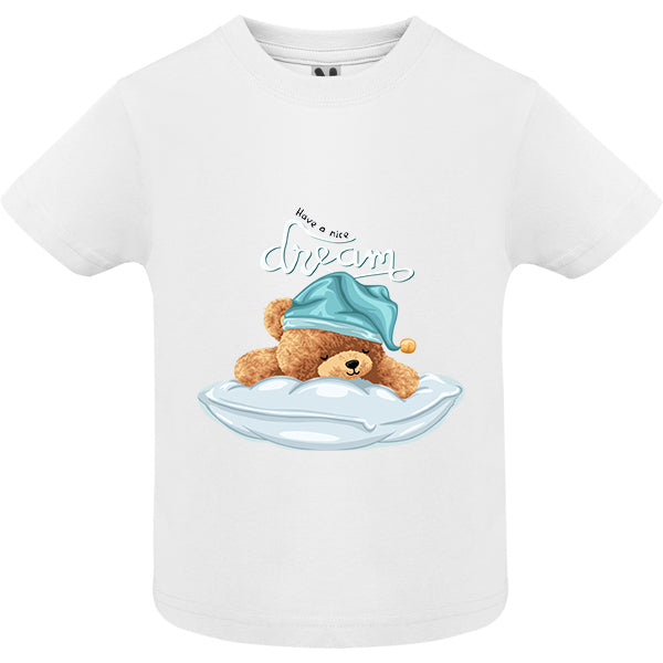 Eco-Friendly Dreaming Bear Baby T-shirt