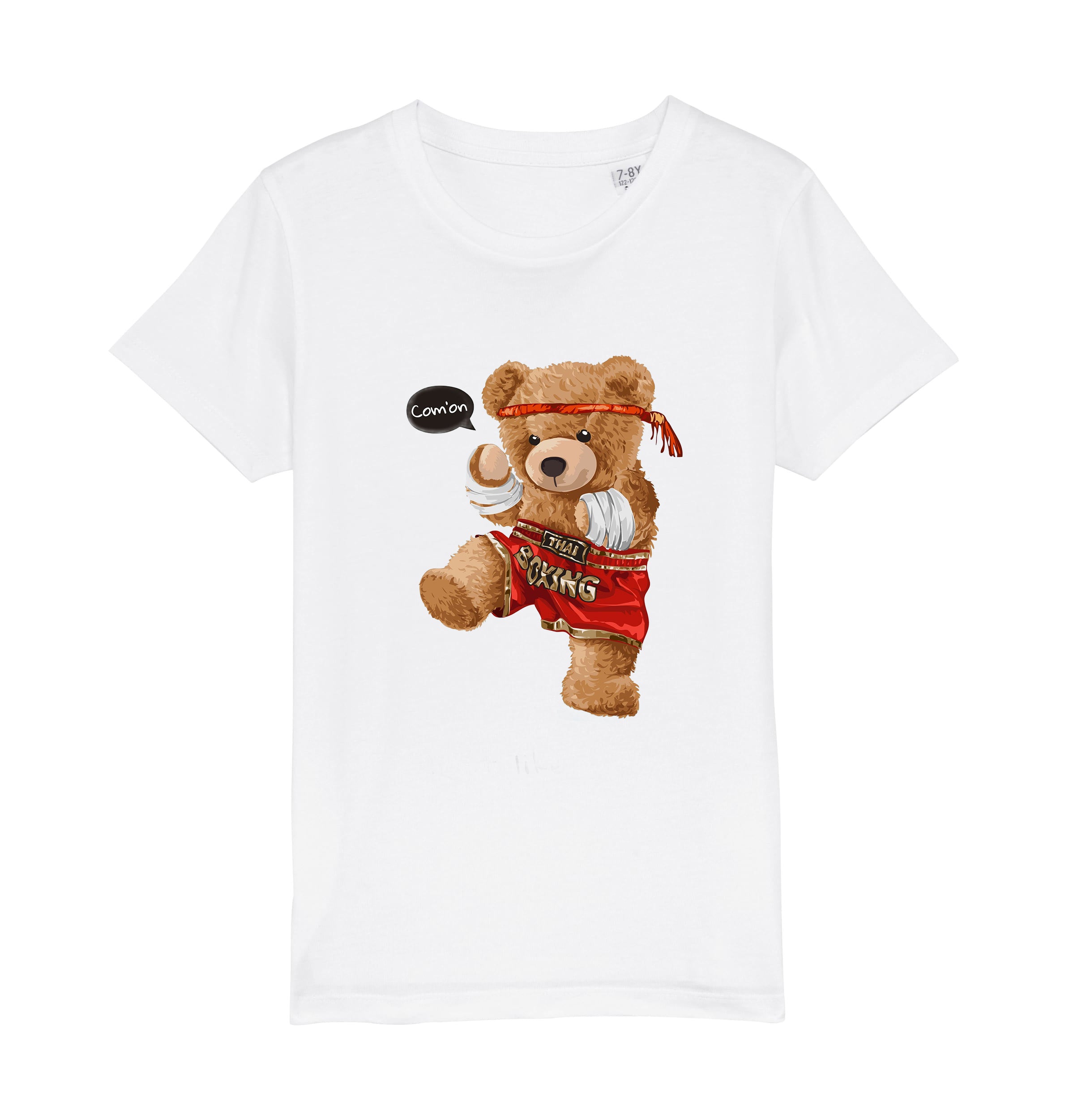 Eco-Friendly Fighter Bear Kids T-shirt