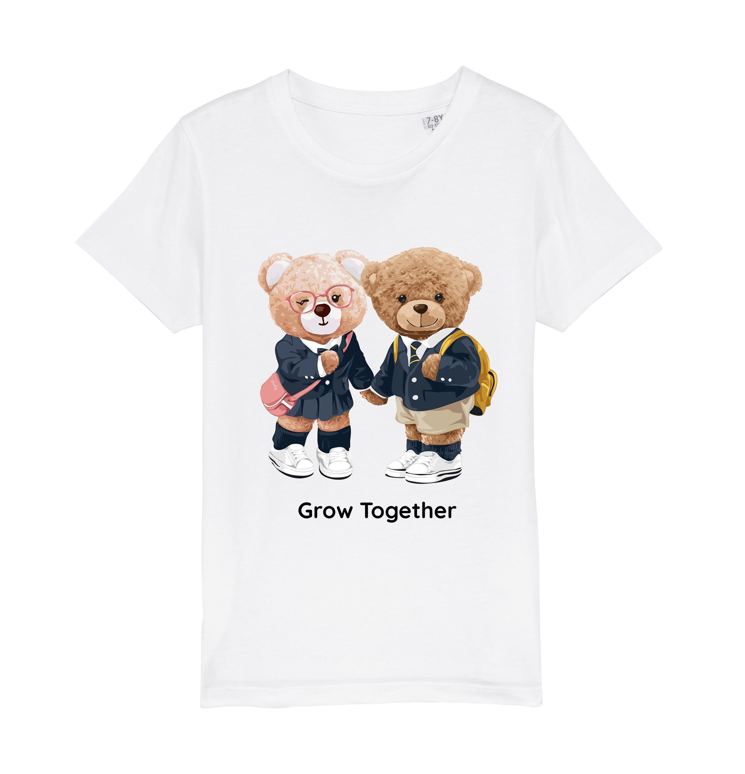 Eco-Friendly Grow Together Bear Kids T-shirt
