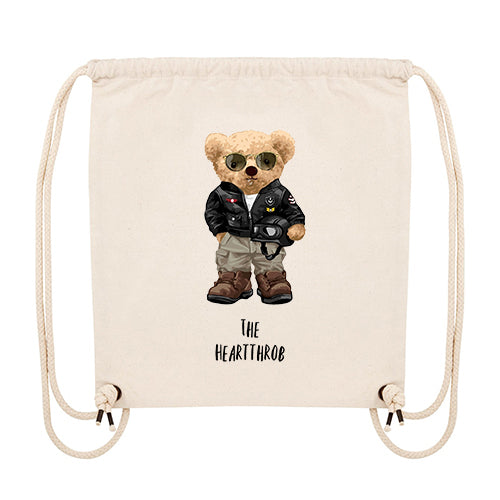 Eco-Friendly Heartthrob Bear Gym Bag