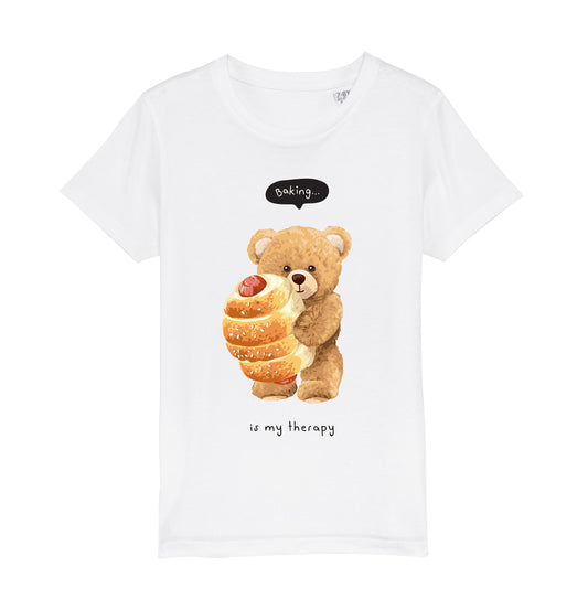 Eco-Friendly Hot Dog Bear Kids T-shirt
