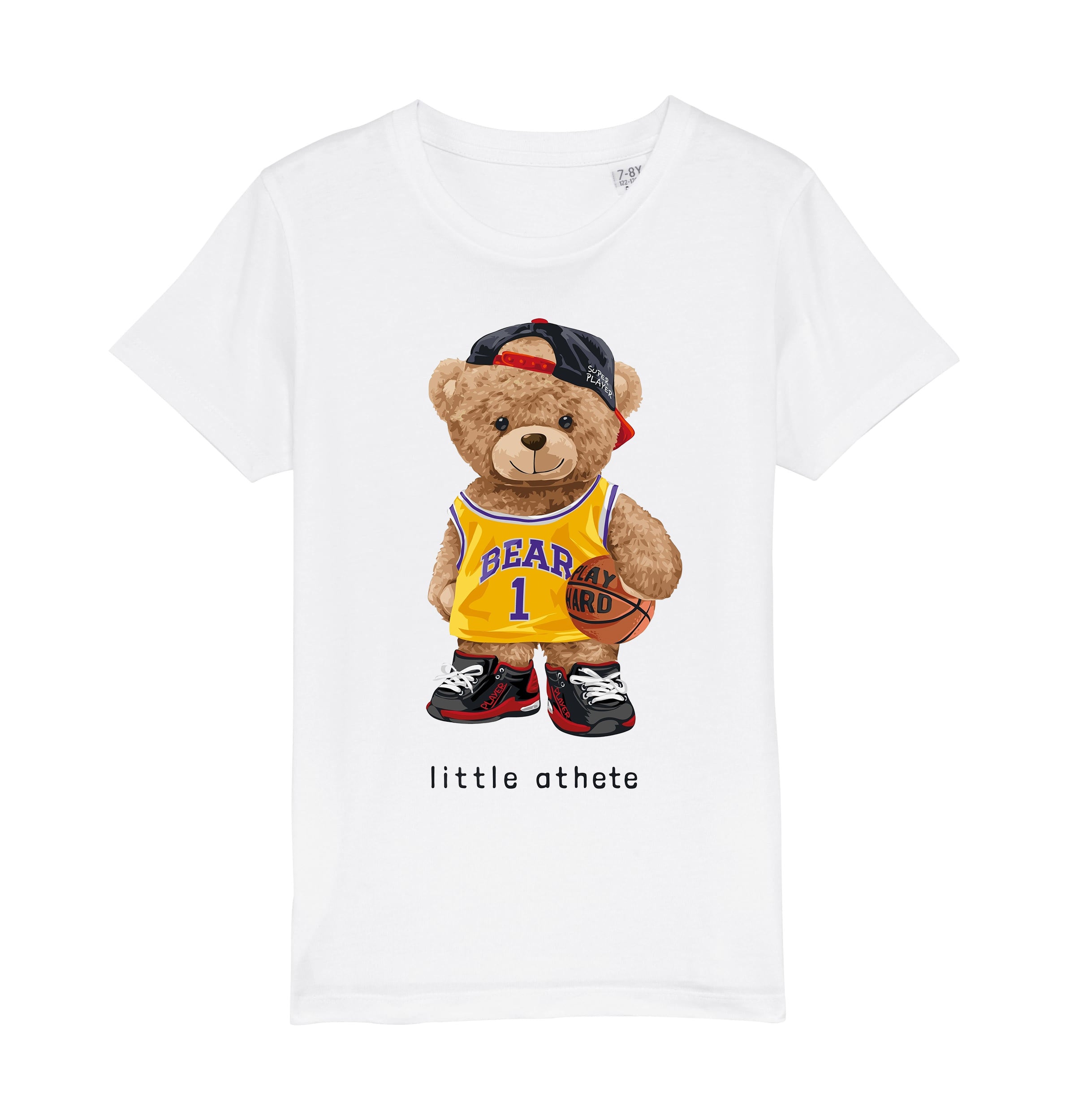 Eco-Friendly Lakers Bear Kids T-shirt