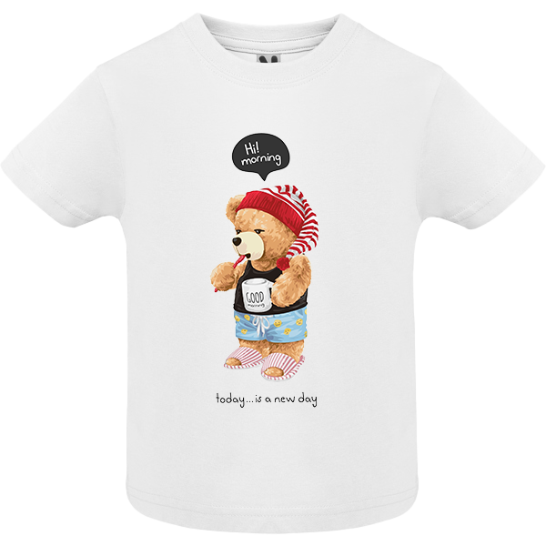 Eco-Friendly Morning Bear Baby T-shirt
