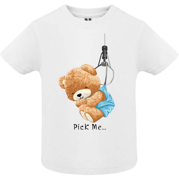 Eco-Friendly Pick Me Bear Baby T-shirt