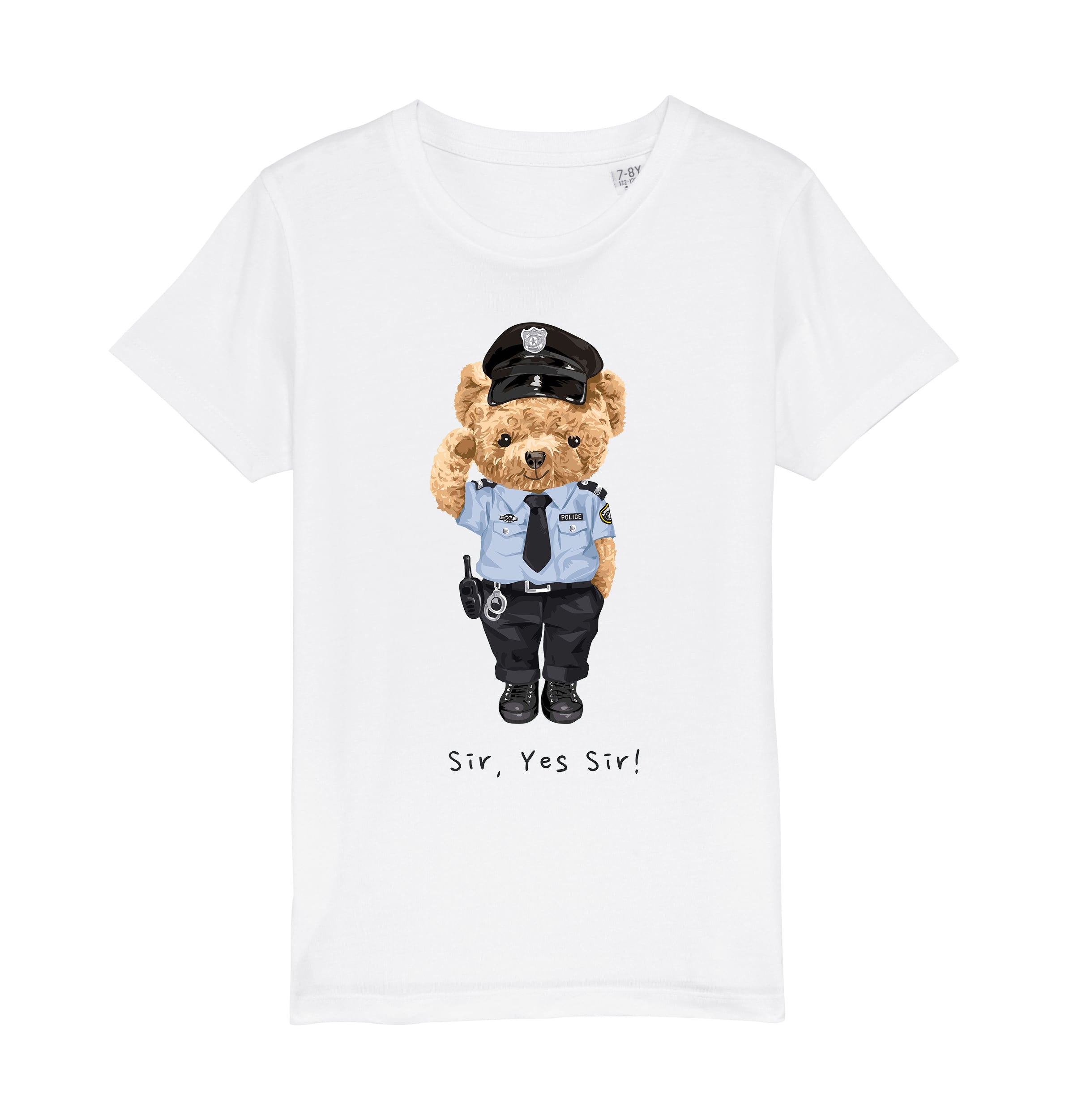 Eco-Friendly Police Bear Kids T-shirt