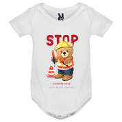 Eco-Friendly Risk Bear Baby Bodysuit