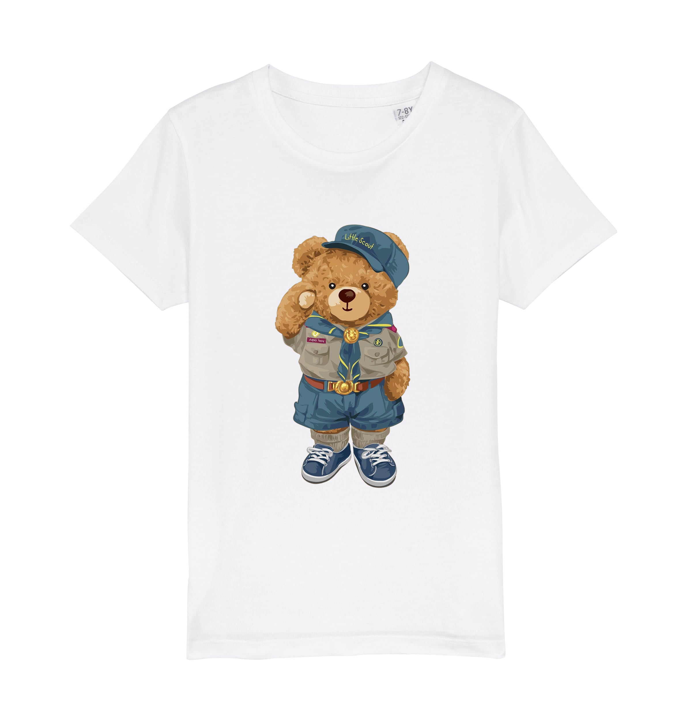 Eco-Friendly Scout Bear Kids T-shirt