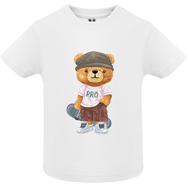 Eco-Friendly Skater Bear Baby T-shirt