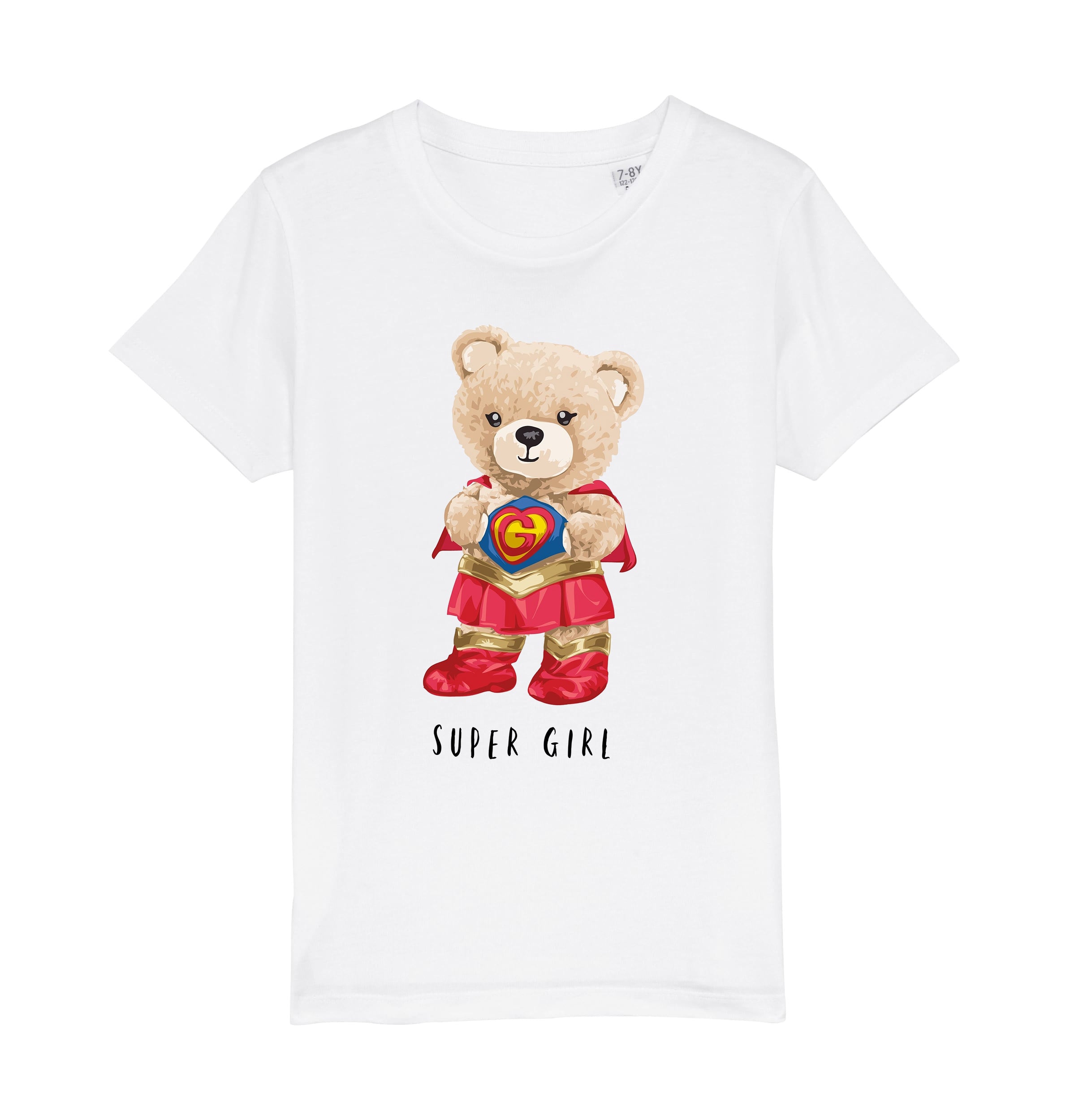Eco-Friendly Supergirl Kids T-shirt