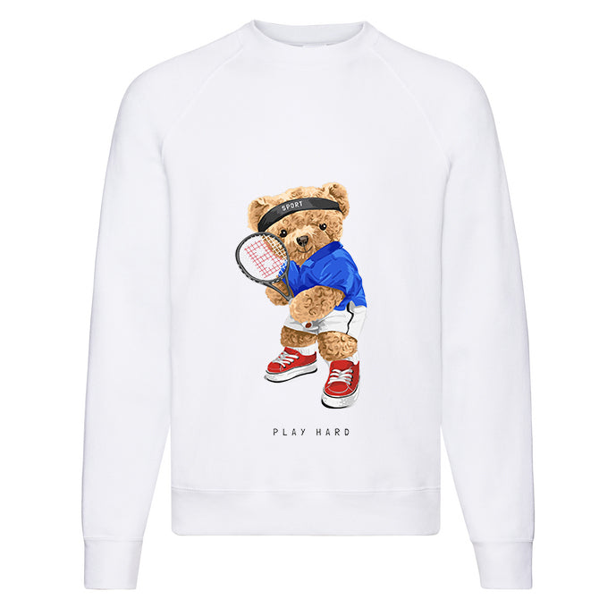 Eco-Friendly Tennis Bear Pullover