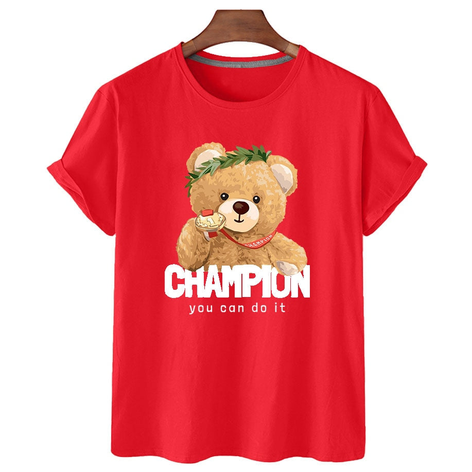 Eco-Friendly Champion Bear T-shirt