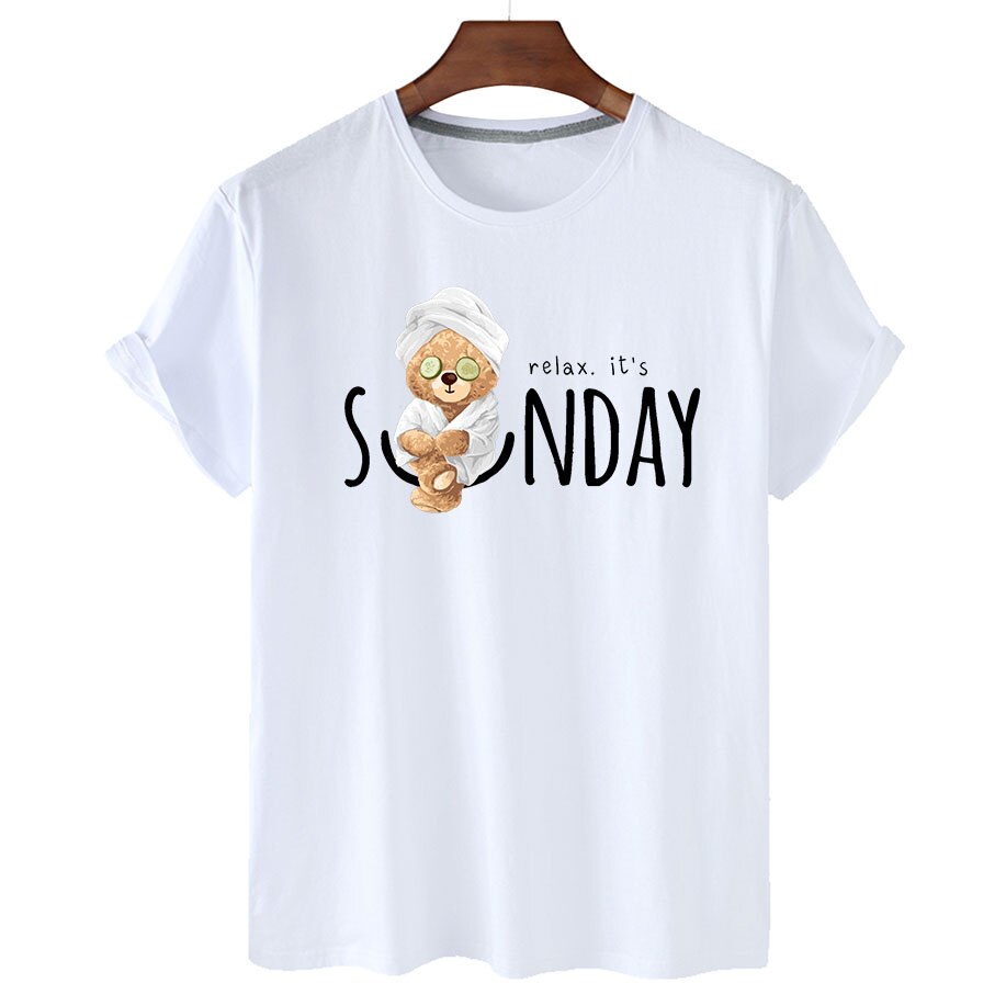 Eco-Friendly Sunday Bear T-shirt