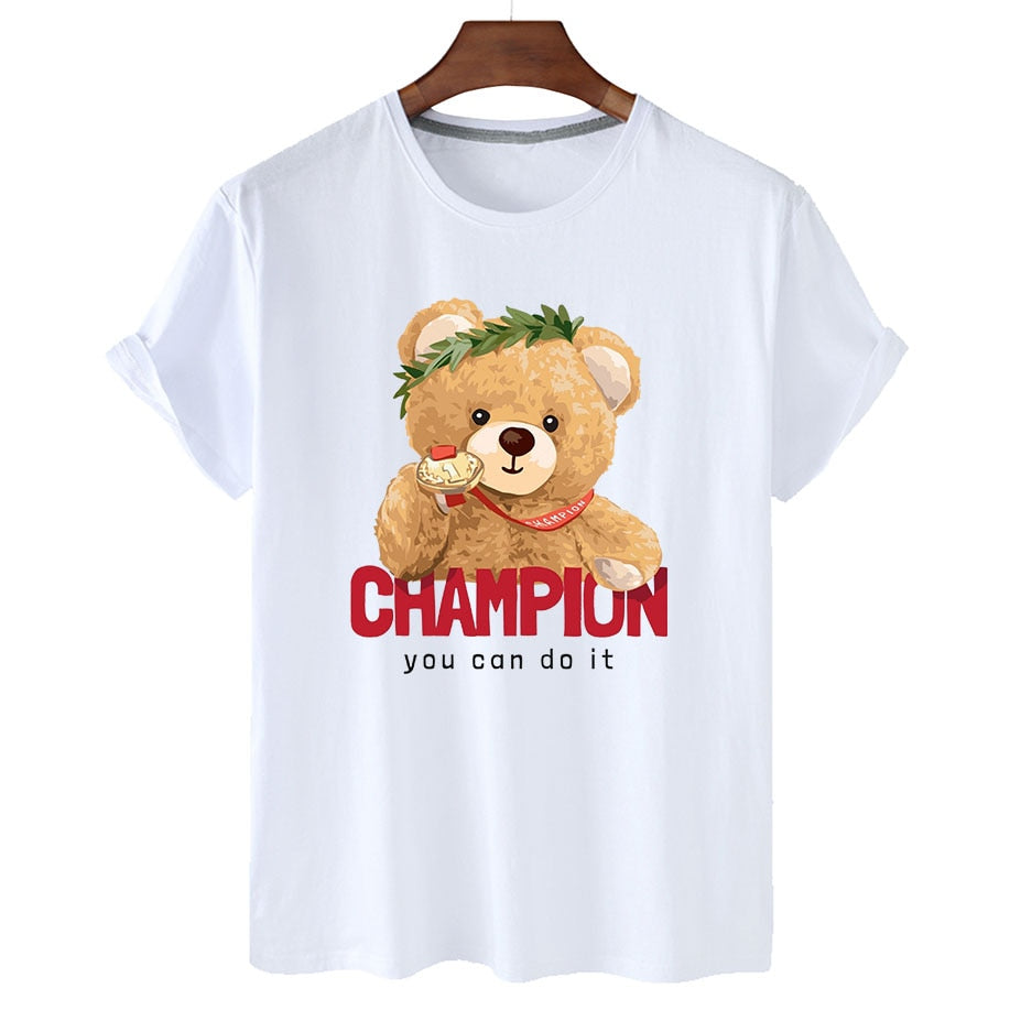 Eco-Friendly Champion Bear T-shirt