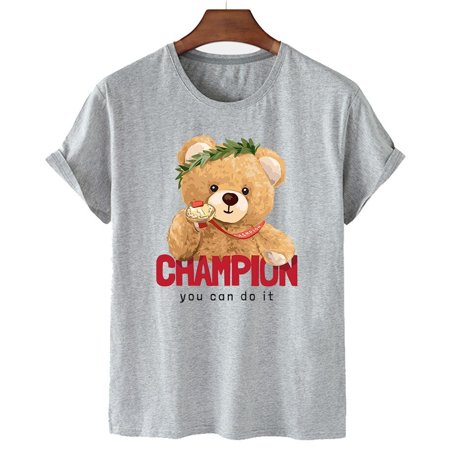 Eco-Friendly Champion Bear T-shirt