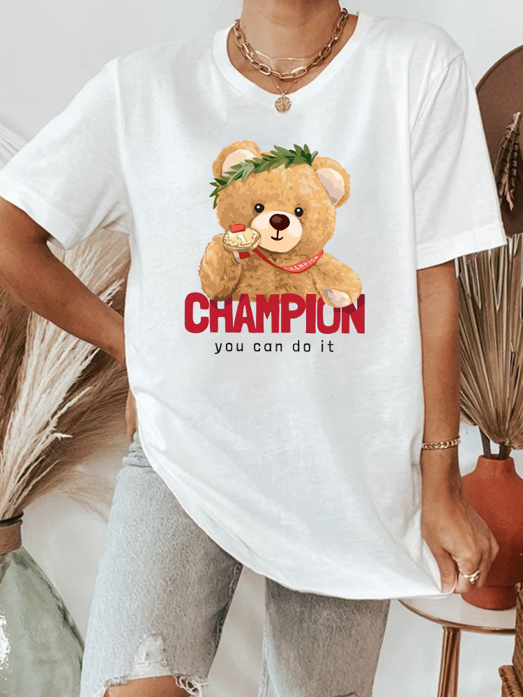 Eco-Friendly Champion Bear T-shirt