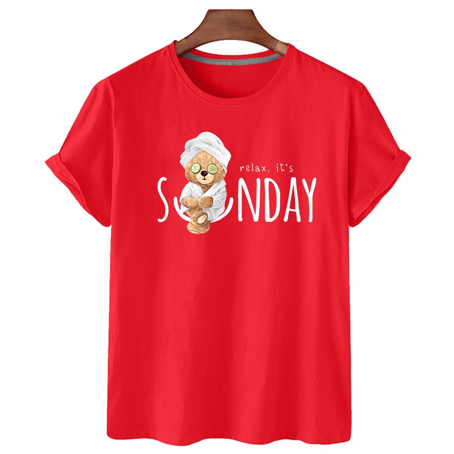 Eco-Friendly Sunday Bear T-shirt
