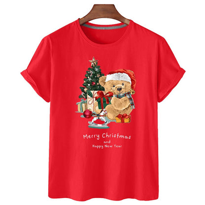 Eco-Friendly Christmas Bear T-shirt