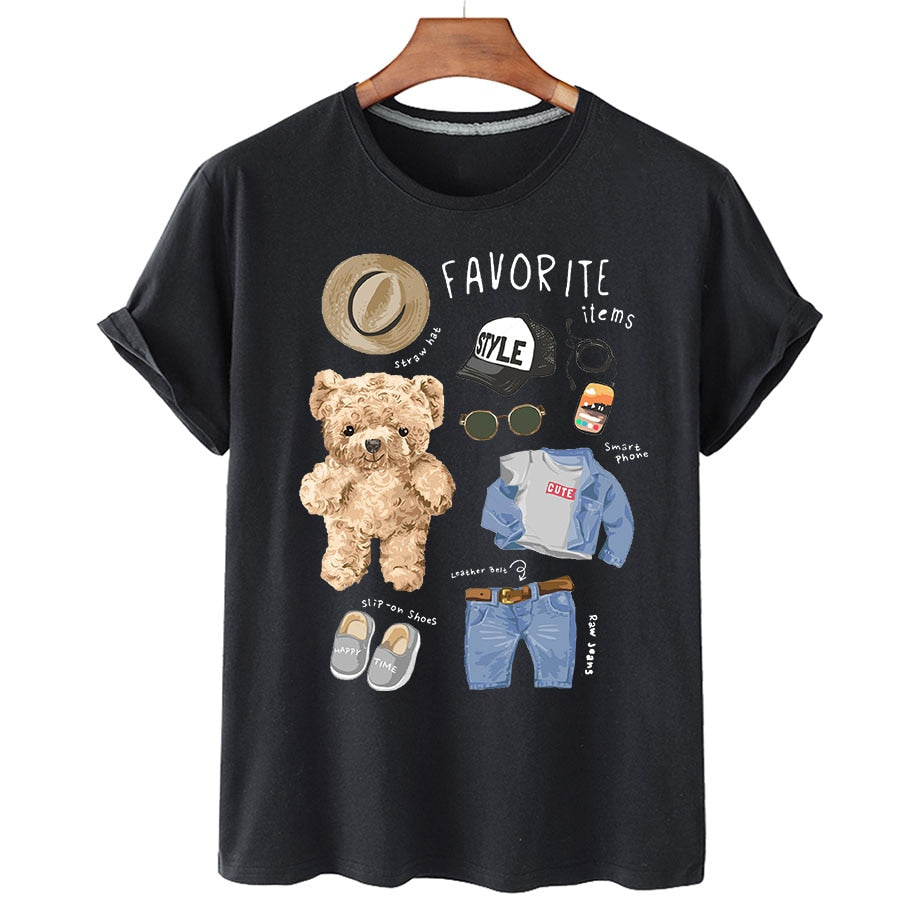 Eco-Friendly Favorite Items Bear T-shirt