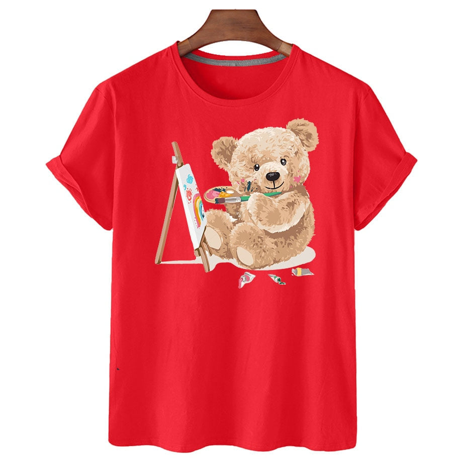Eco-Friendly Artist Bear T-shirt