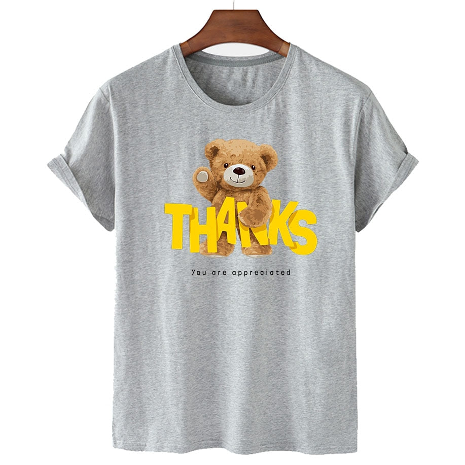 Eco-Friendly Thankful Bear T-shirt