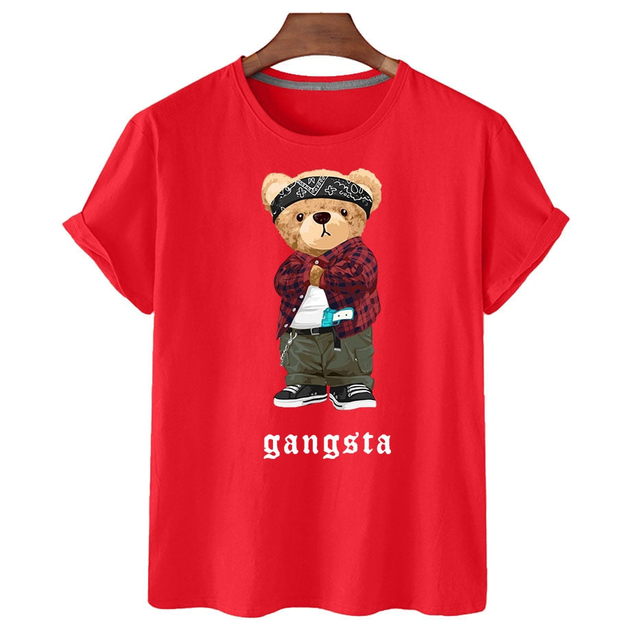 Eco-Friendly Gangsta Bear T-shirt