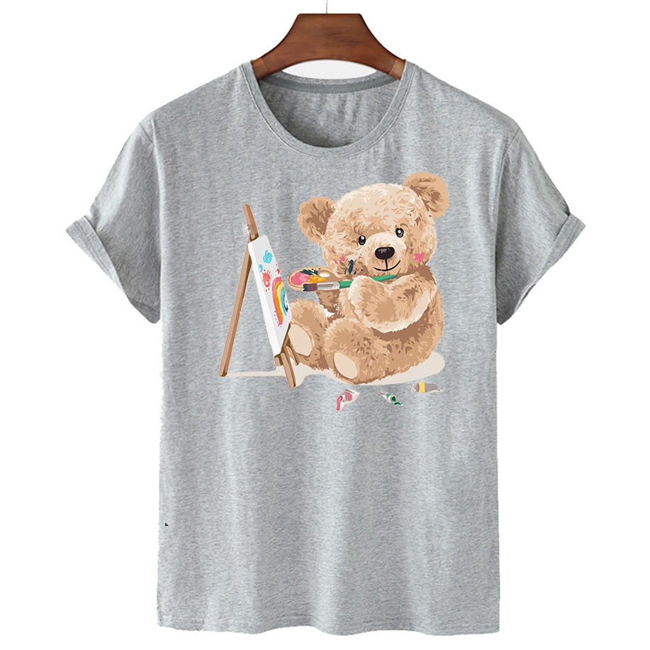 Eco-Friendly Artist Bear T-shirt