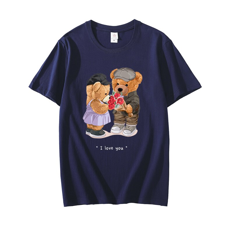Eco-Friendly Romance Bear T-shirt