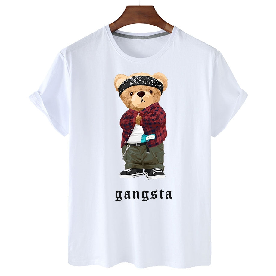 Eco-Friendly Gangsta Bear T-shirt