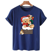 Eco-Friendly Santa Bear T-shirt