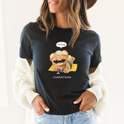 Eco-Friendly Sunbathing Bear T-shirt