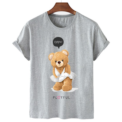 Eco-Friendly Playful Bear T-shirt