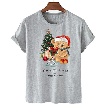 Eco-Friendly Christmas Bear T-shirt